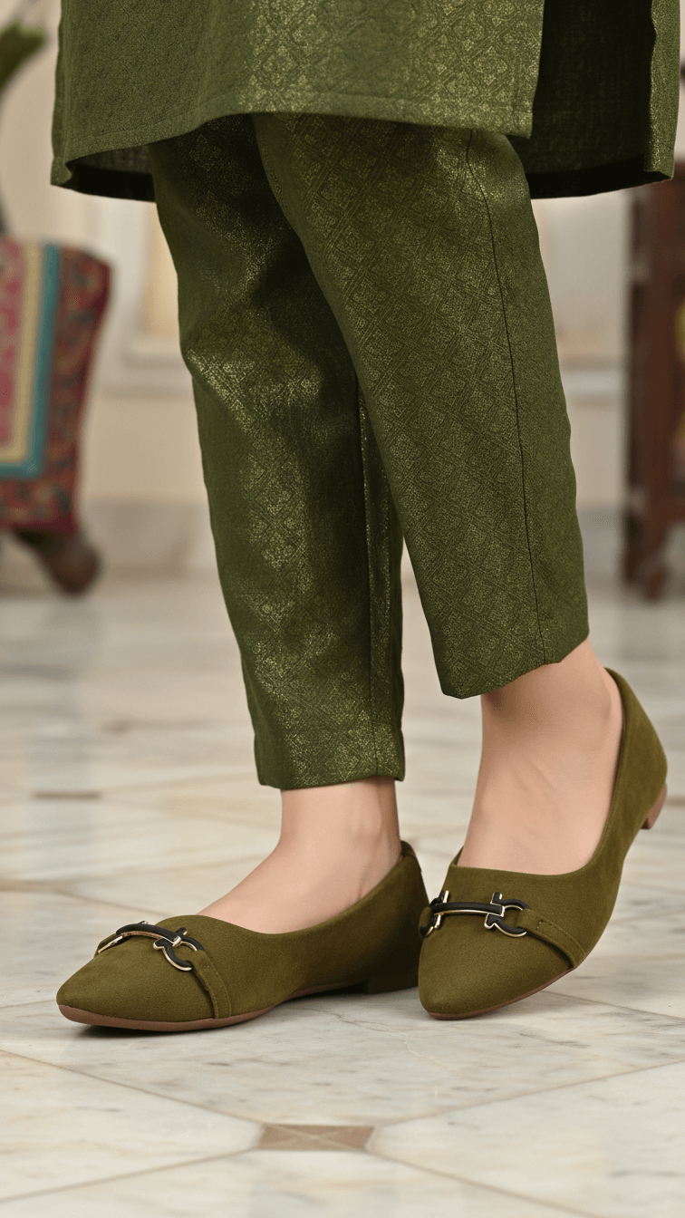 Olive Women Pumps WN1353