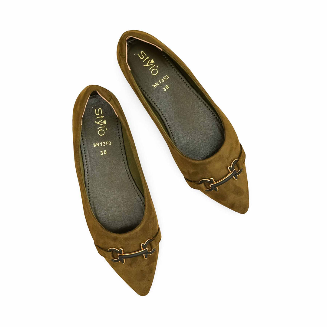 Olive Women Pumps WN1353