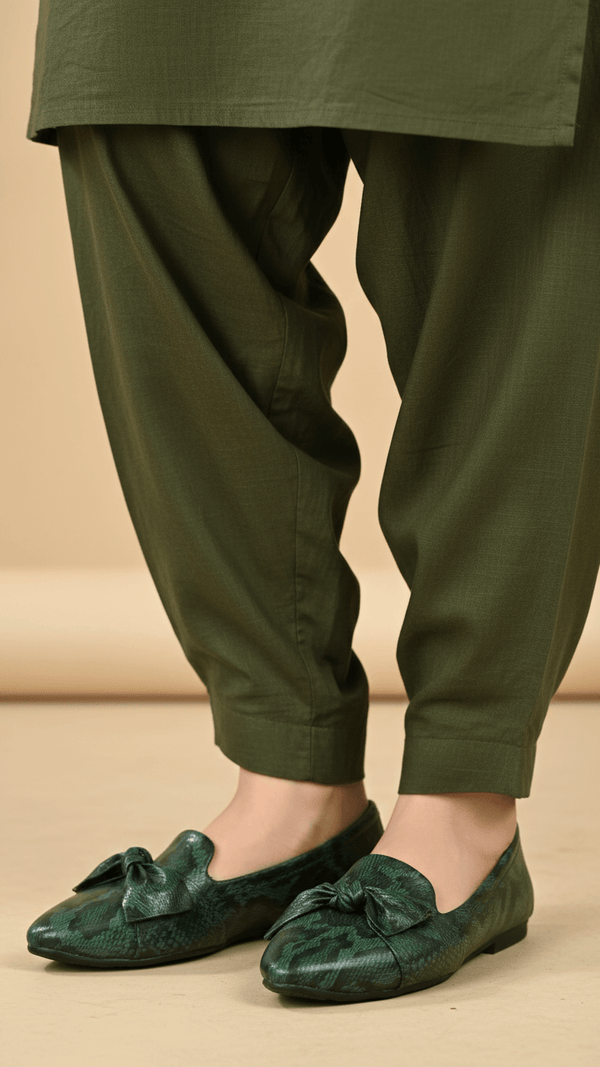 Green Pumps For Ladies WN1354