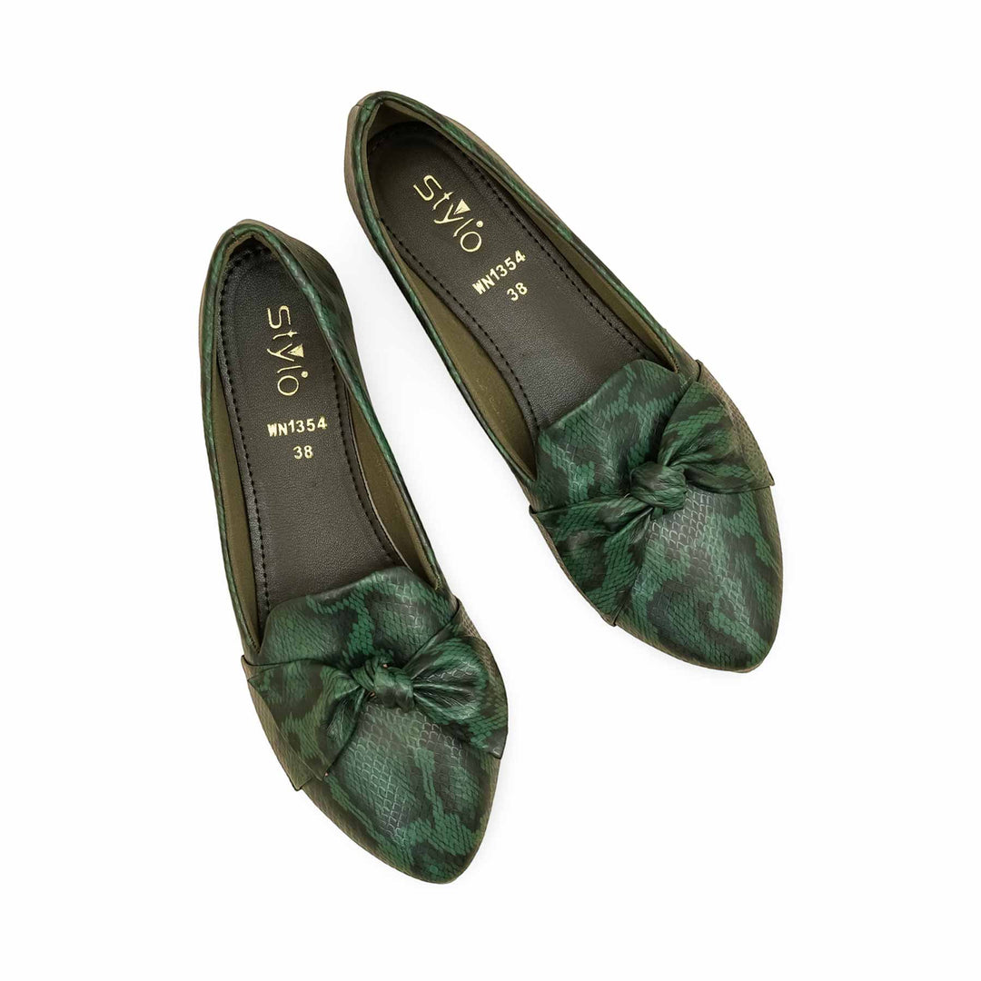 Green Pumps For Ladies WN1354