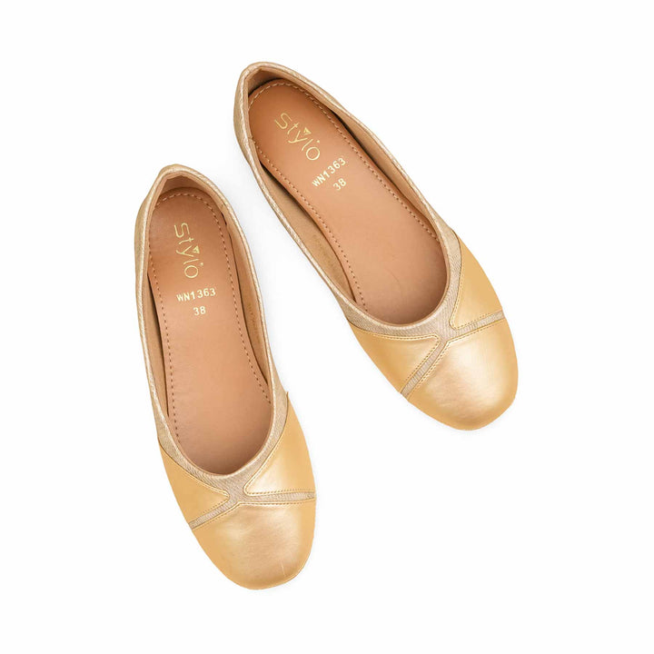 Golden Pumps For Ladies WN1363