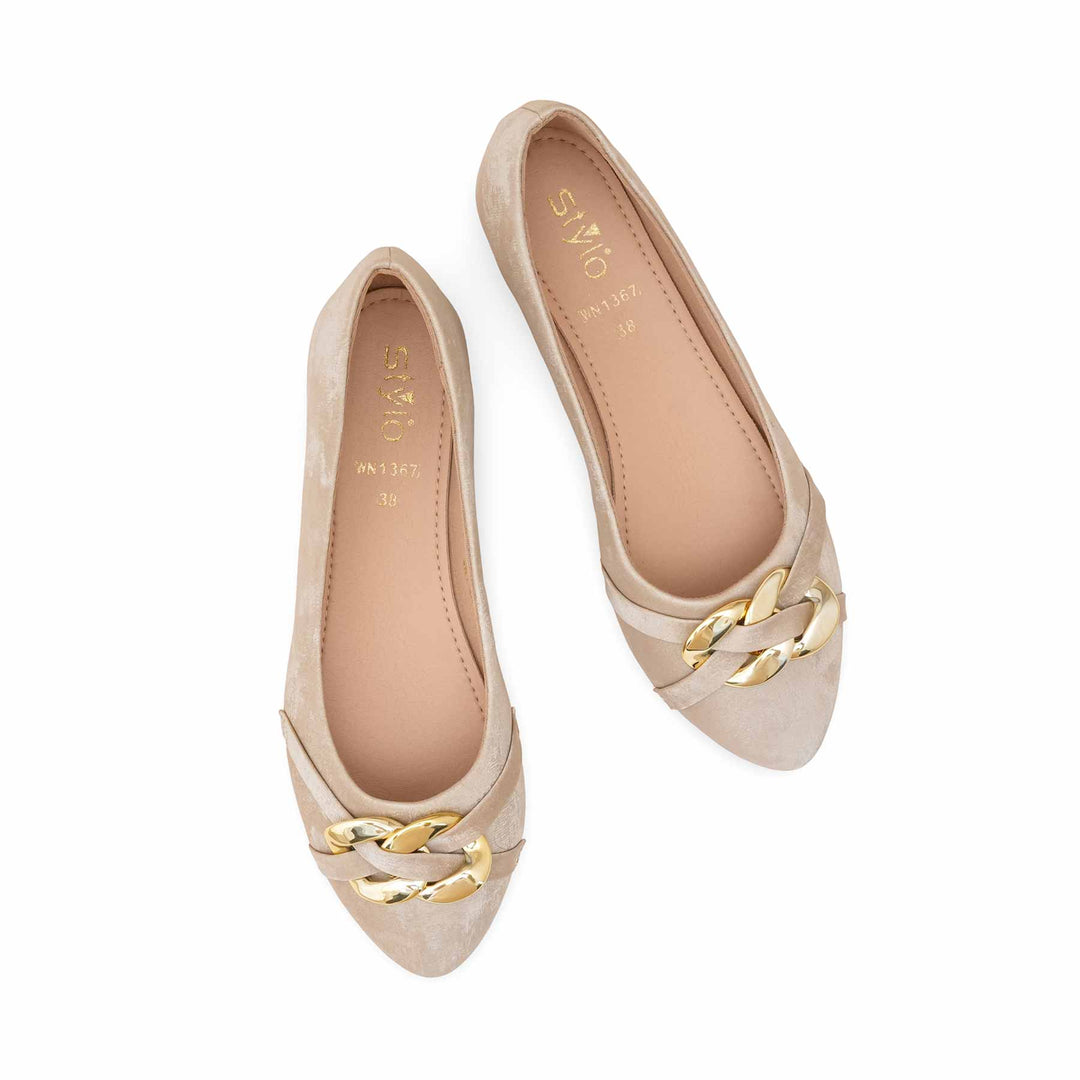 Bronze Moccasin For Women WN1367