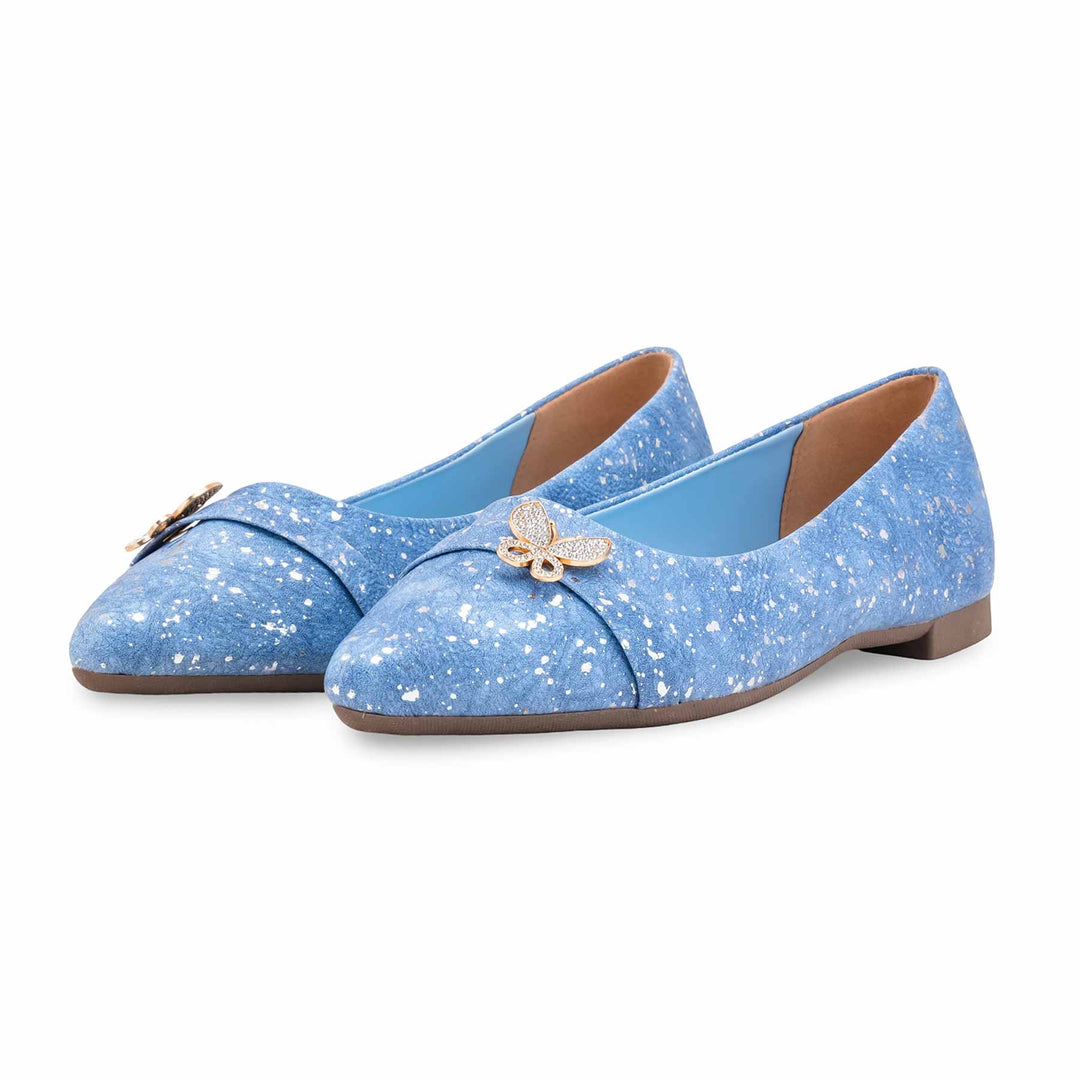Sky Blue Peep Toes For Ladies WN1369