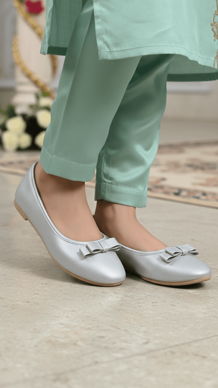 Silver Pumps For Women WN1373