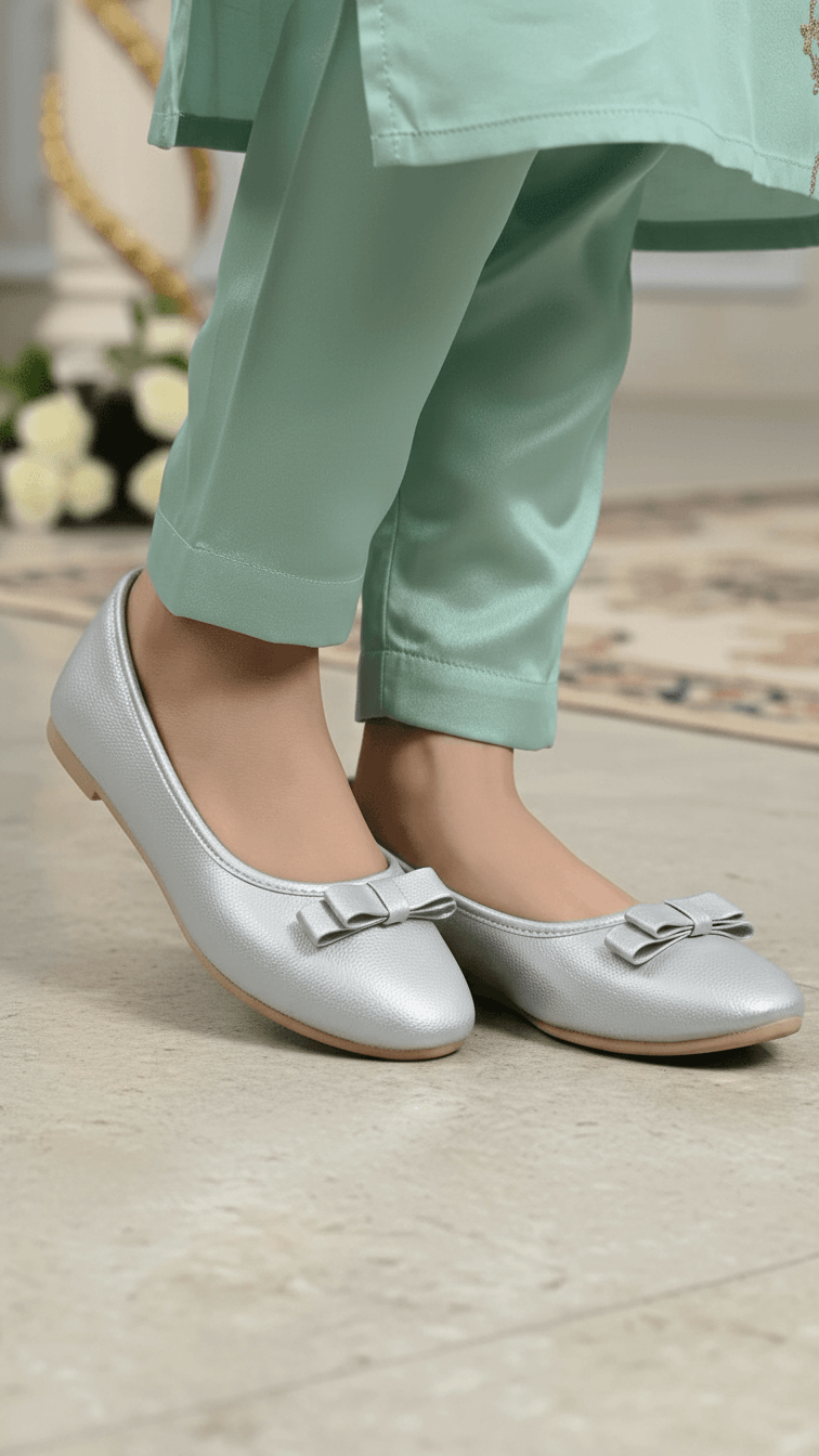 Silver Pumps For Women WN1373