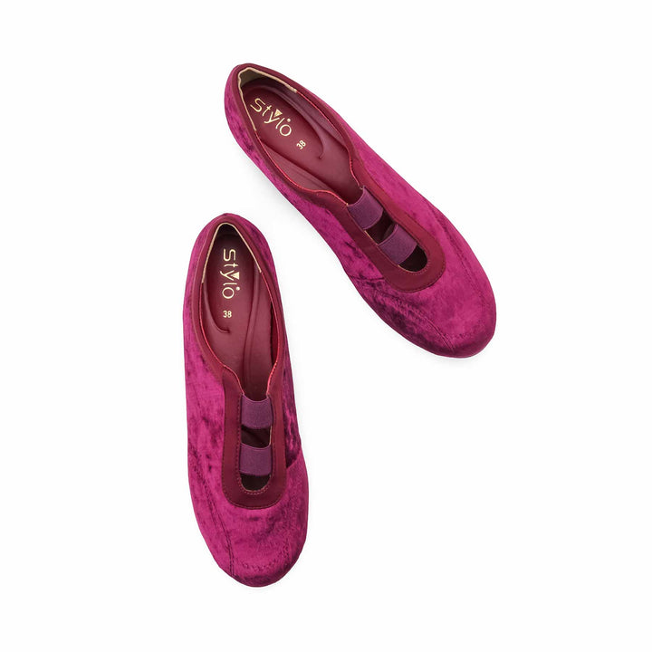 Maroon Pumps For Women WN1403