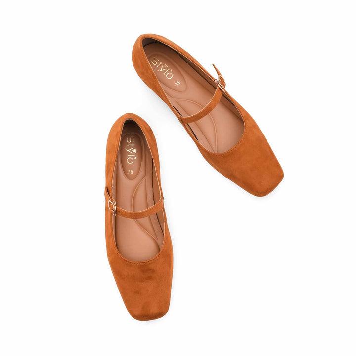 Mustard Pumps For Women WN1419