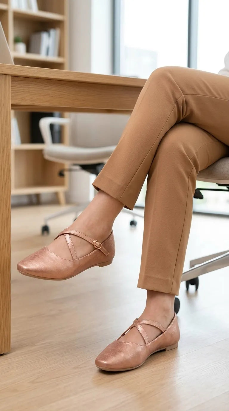 Copper Pumps For Women WN1422