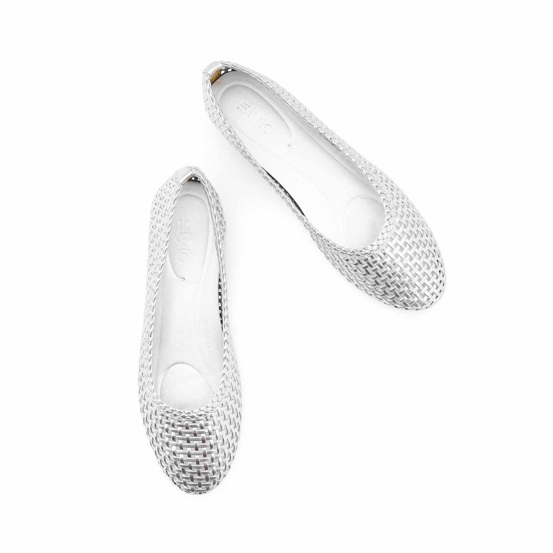 Silver Pumps For Ladies WN1436