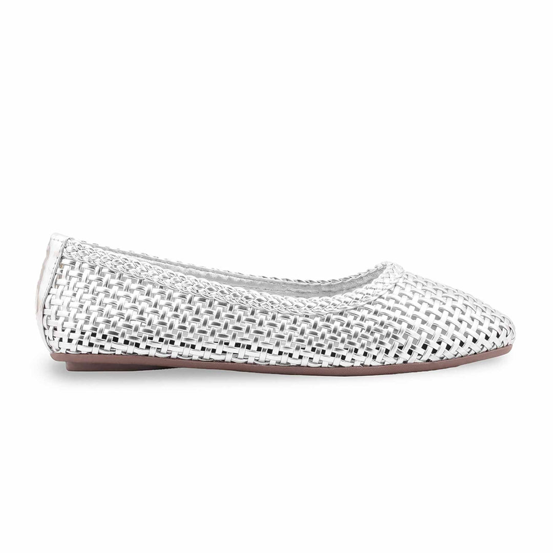 Silver Pumps For Ladies WN1436