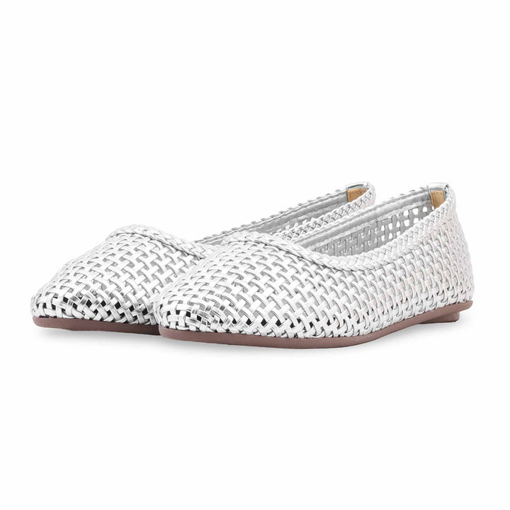 Silver Pumps For Ladies WN1436