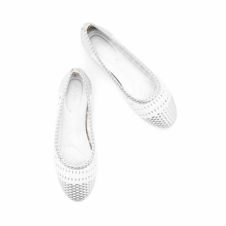 Silver Pumps For Ladies WN1437
