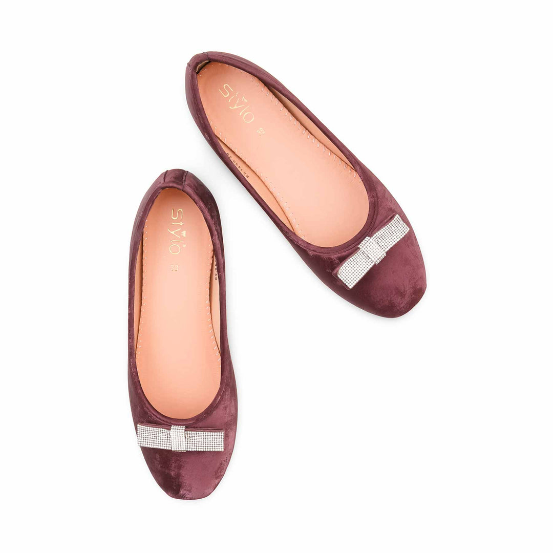 Maroon Pumps For Women WN1446