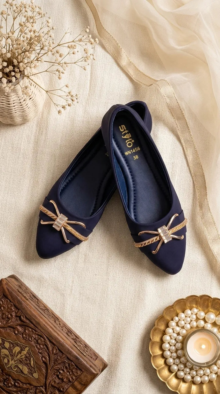 Blue Pumps For Women WN1456