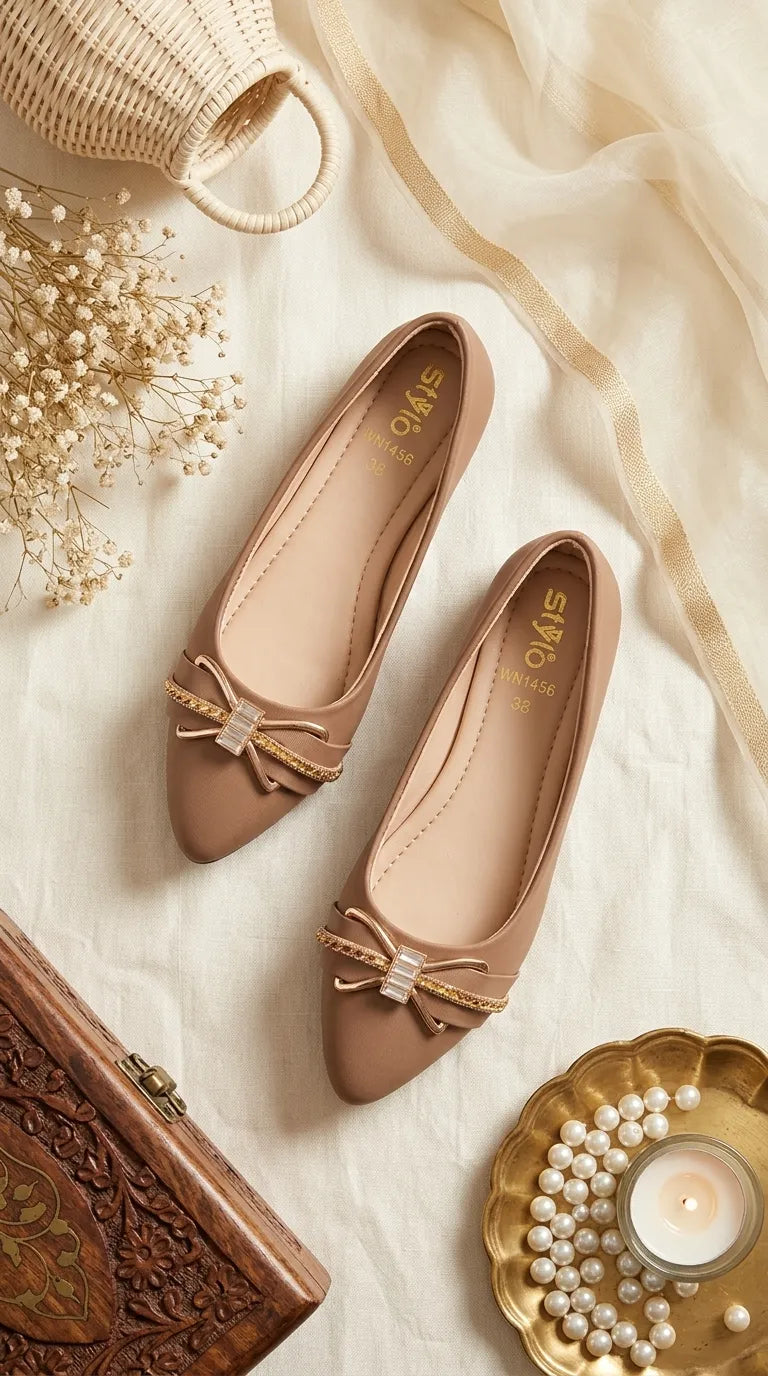 Beige Pumps For Women WN1456