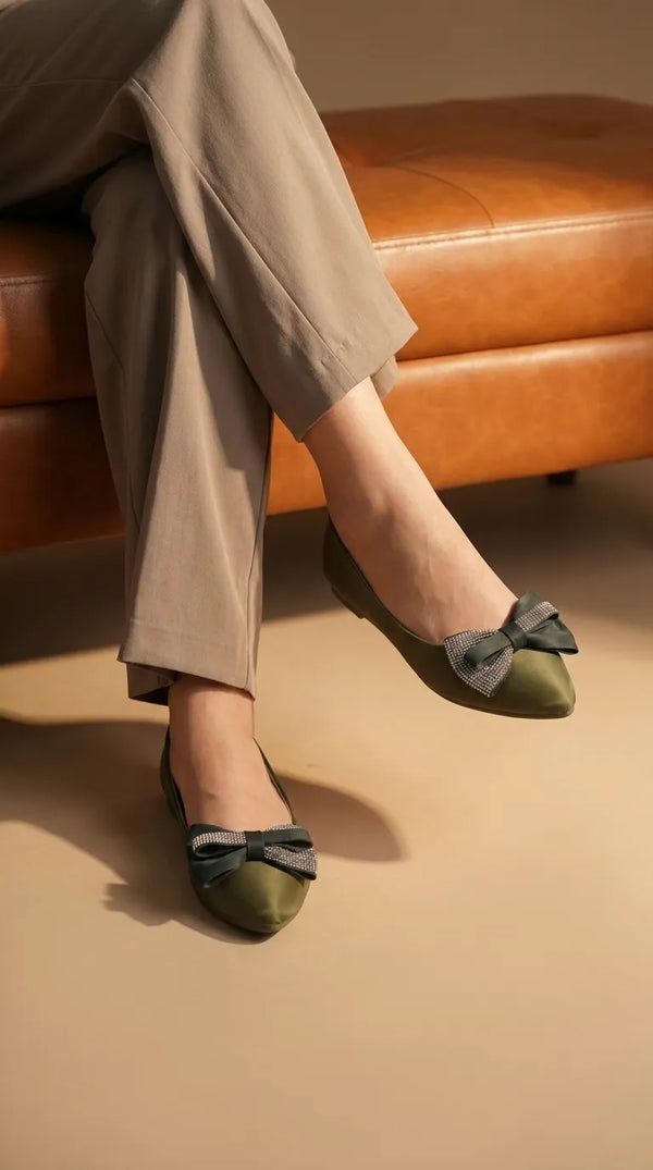 Green Pumps For Ladies WN1458