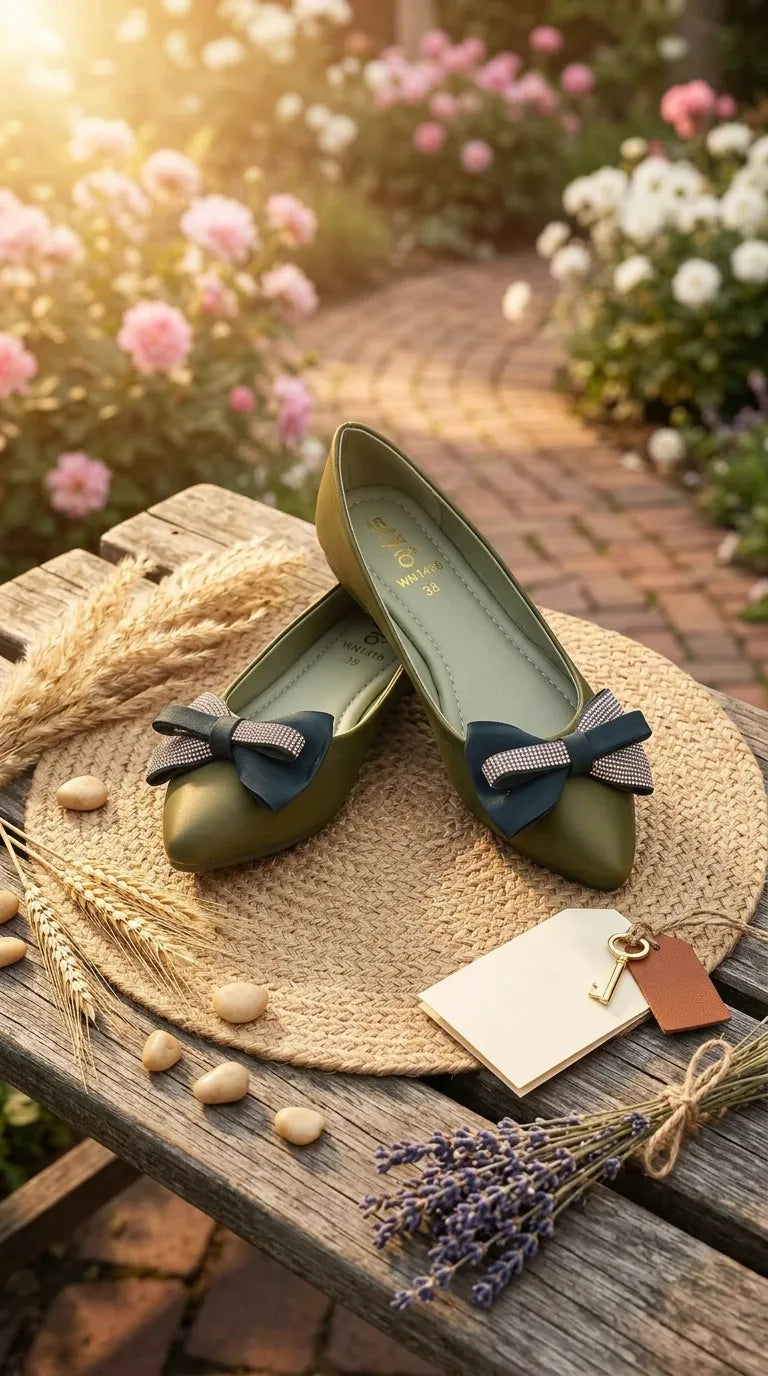 Green Pumps For Ladies WN1458