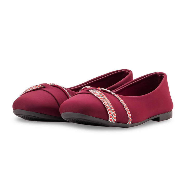 Maroon Pumps For Ladies WN1463