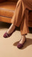 Maroon Pumps For Ladies WN1463