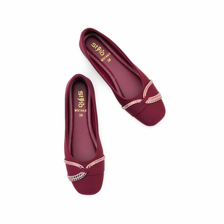 Maroon Pumps For Ladies WN1463