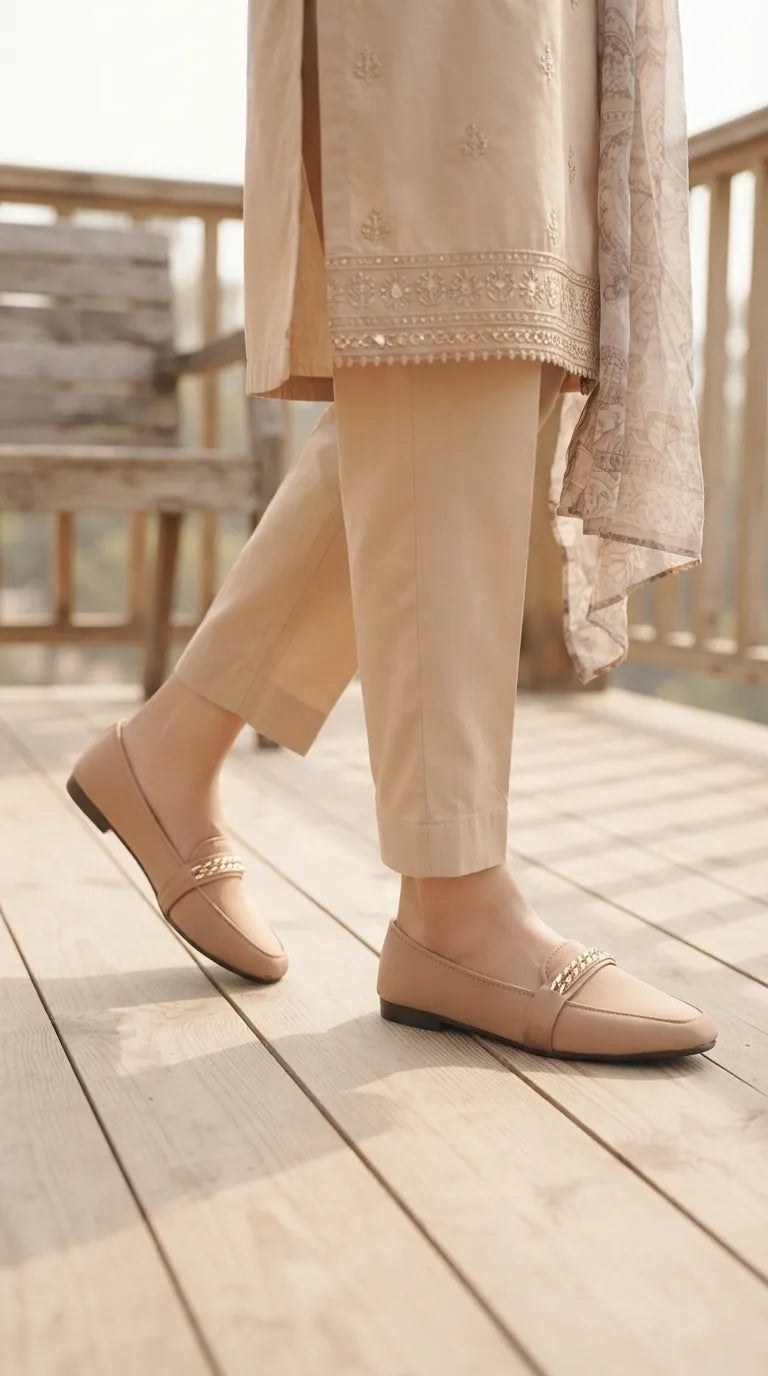 Beige Pumps For Ladies WN1465