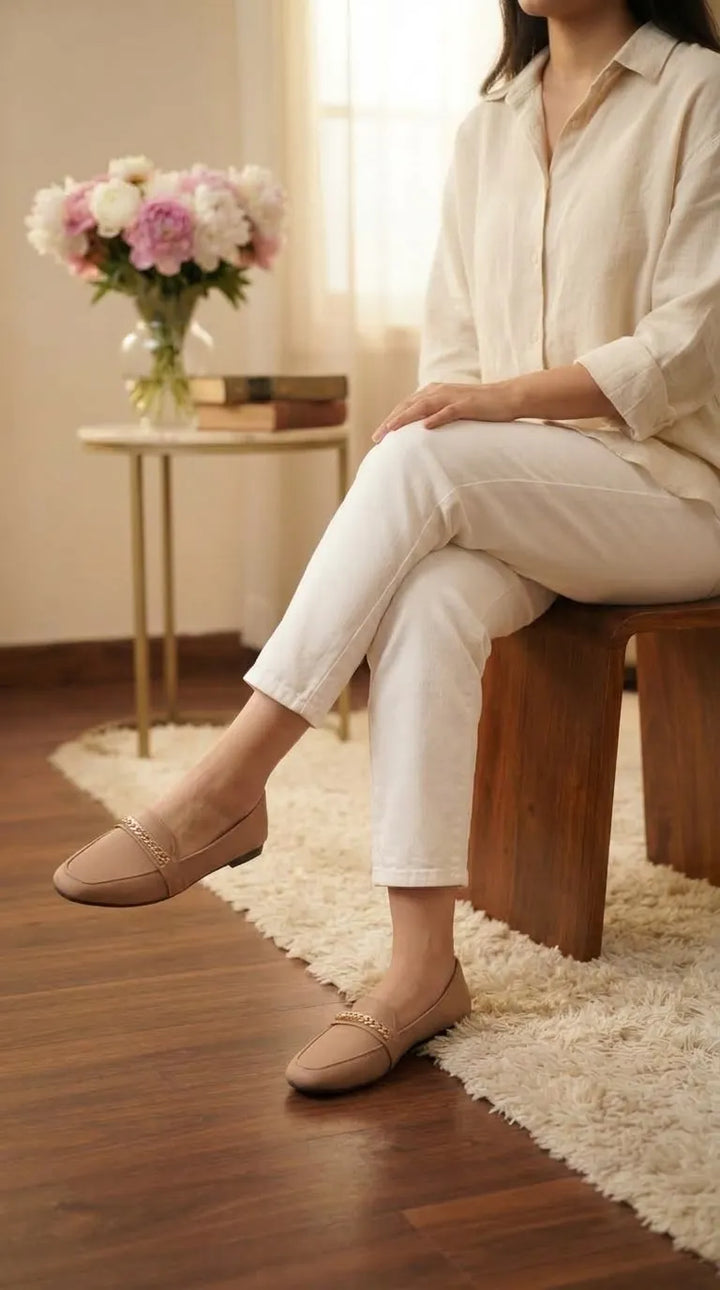 Beige Pumps For Ladies WN1465