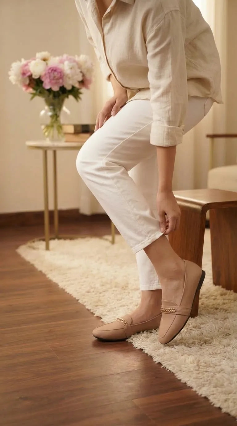 Beige Pumps For Ladies WN1465