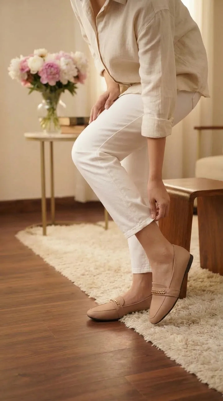 Beige Pumps For Ladies WN1465