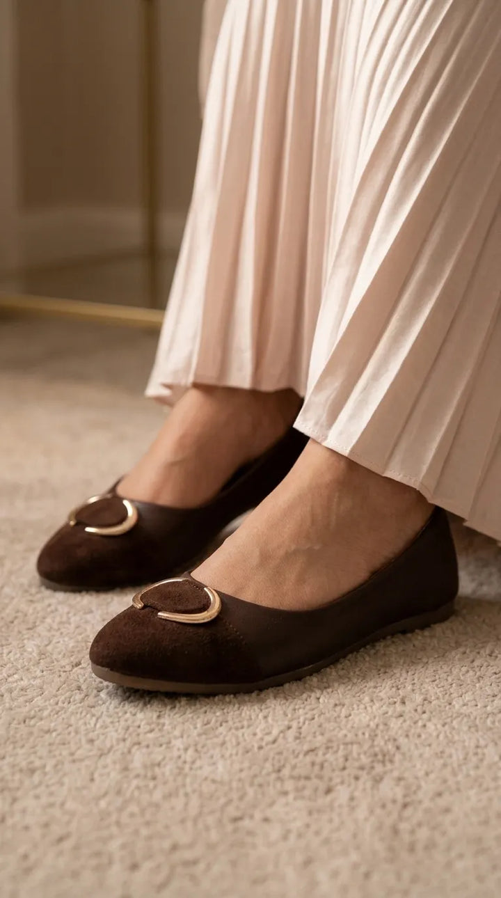 Brown Pumps For Ladies WN1479