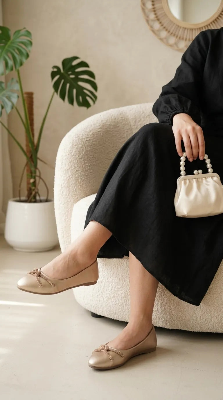 Golden Pumps For Ladies WN1480