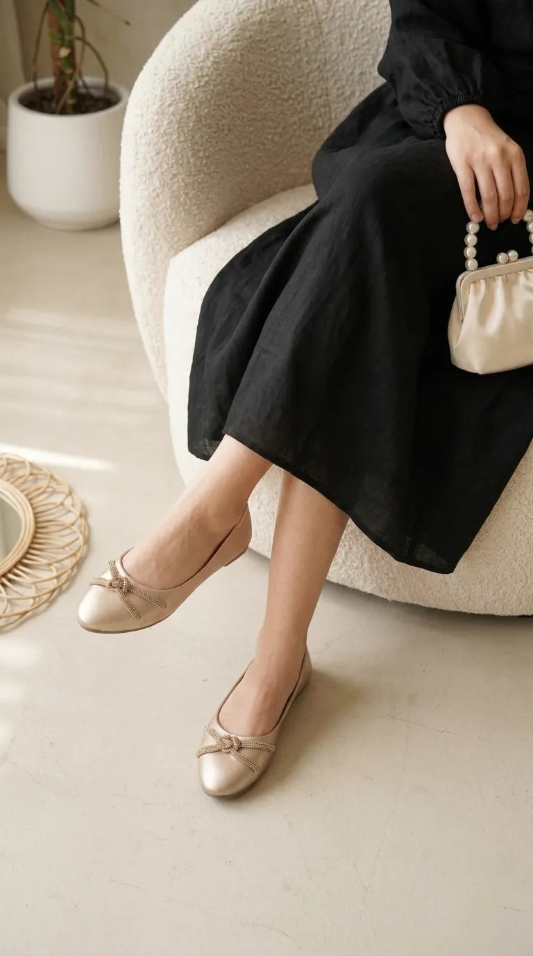 Golden Pumps For Ladies WN1480