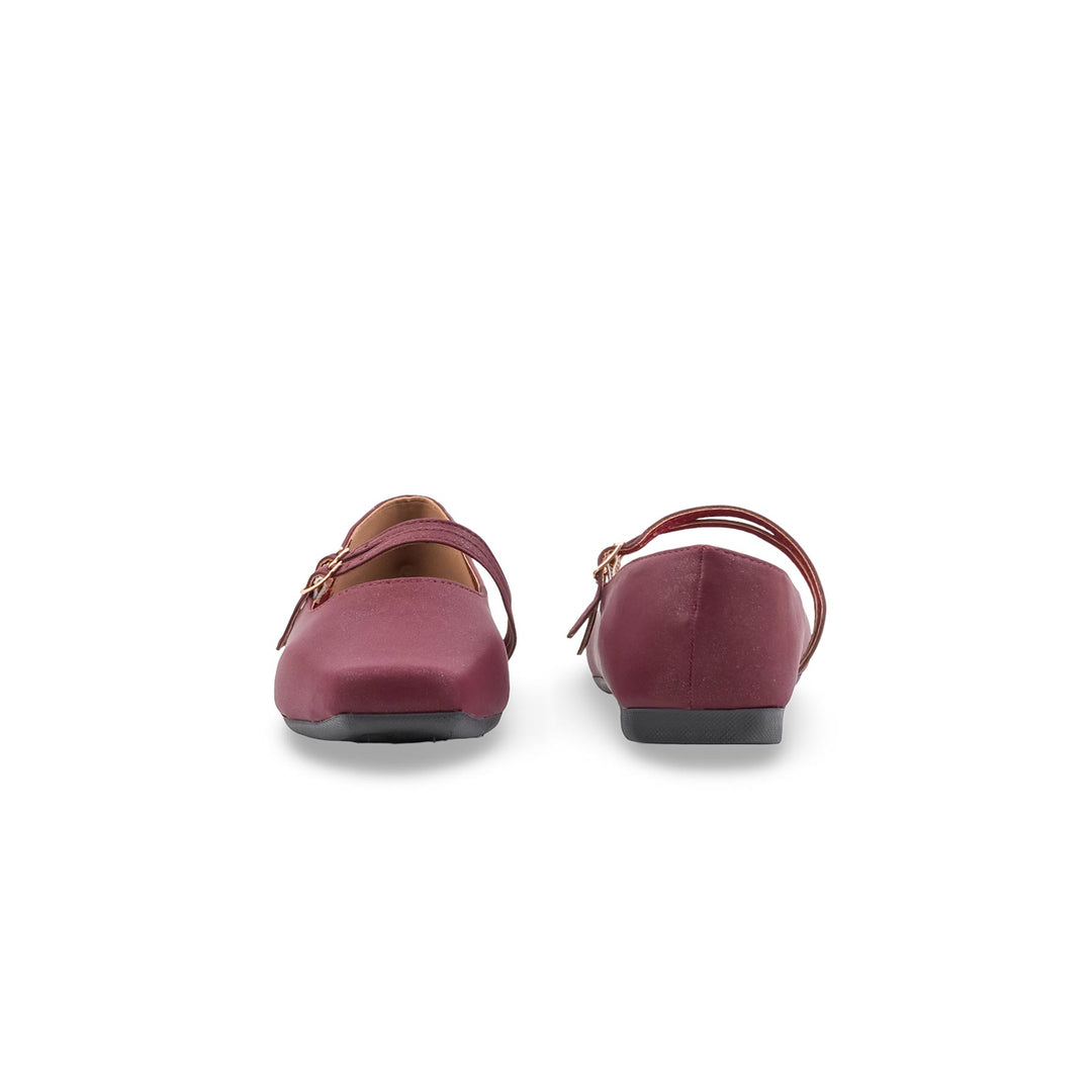 Maroon Pumps For Ladies WN1488