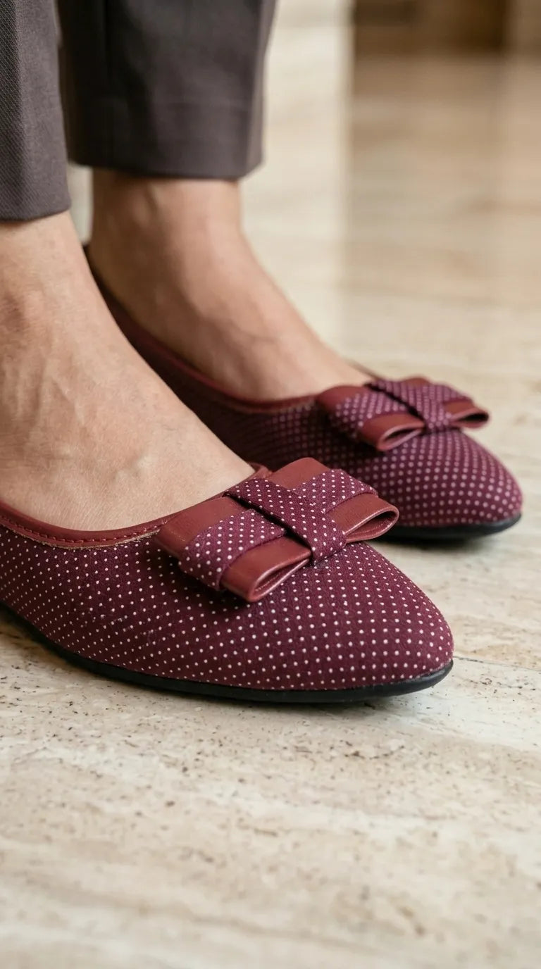 Maroon Pumps For Ladies WN1514