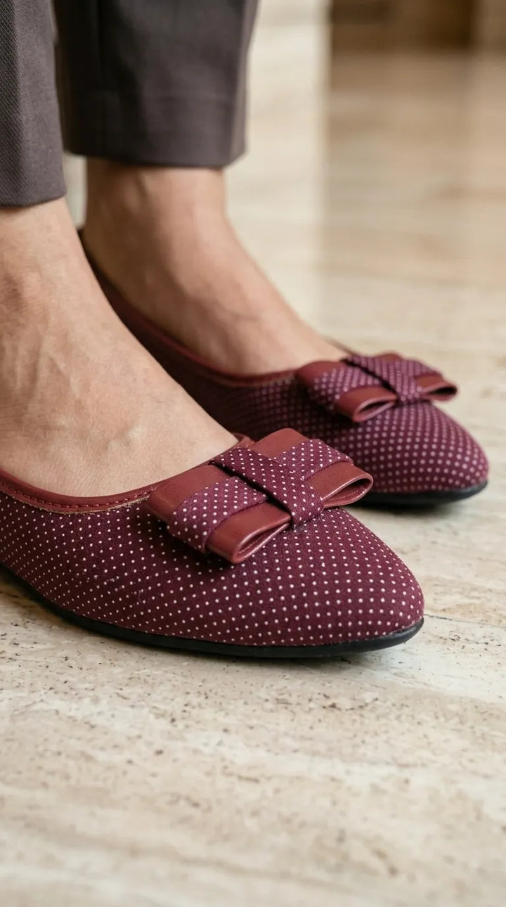 Maroon Pumps For Ladies WN1514