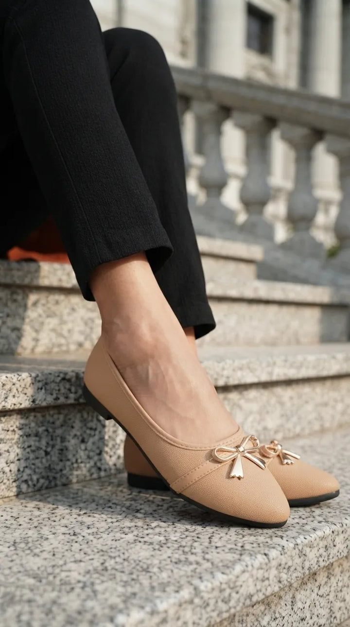 Beige Pumps For Ladies WN1515