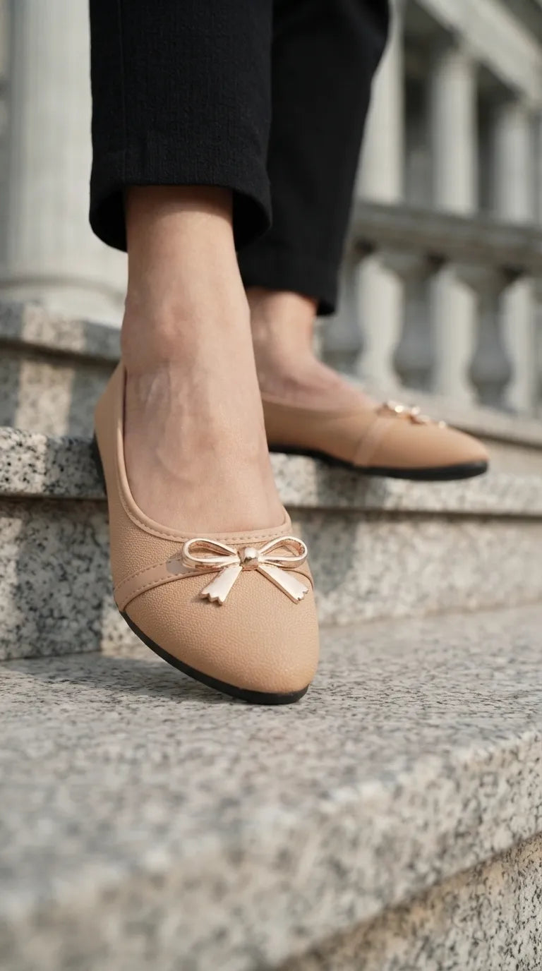 Beige Pumps For Ladies WN1515