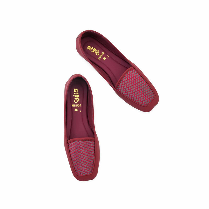 Maroon Pumps For Ladies WN1526
