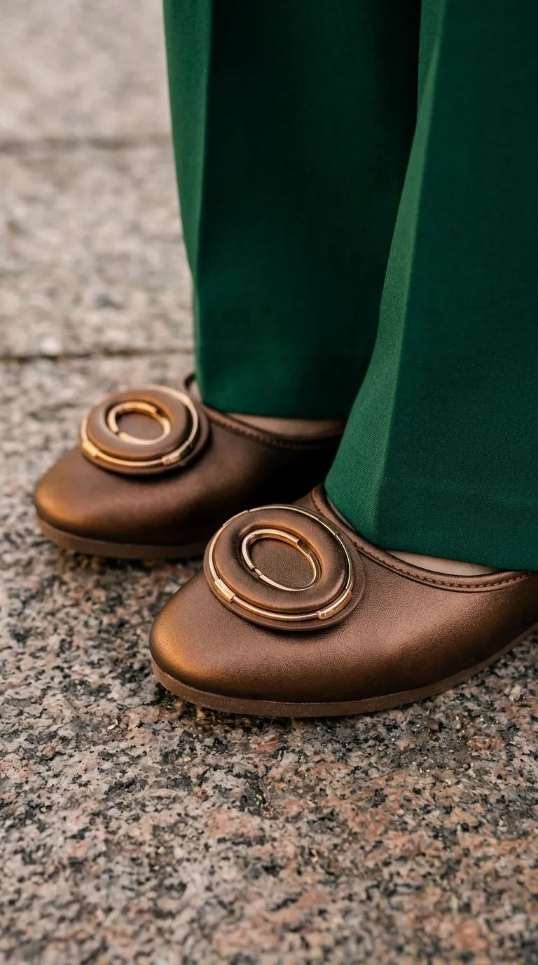 Copper Pumps For Ladies WN1565
