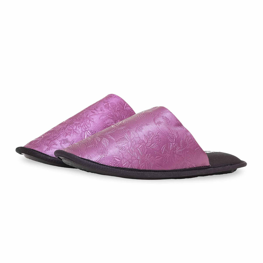 Purple Warm Slipper WN3037