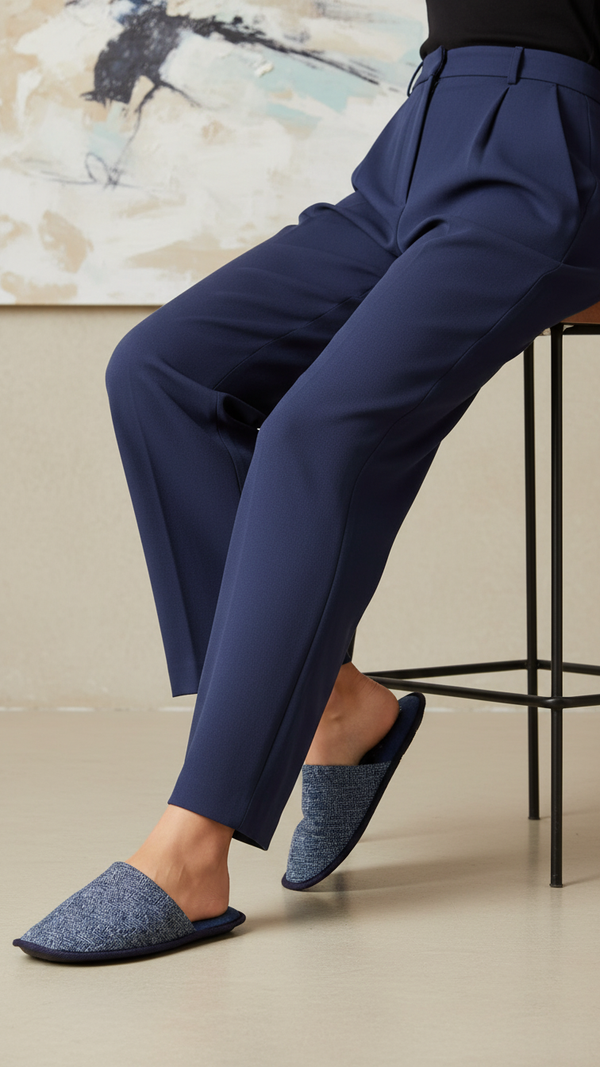 Blue Warm Slipper WN3041