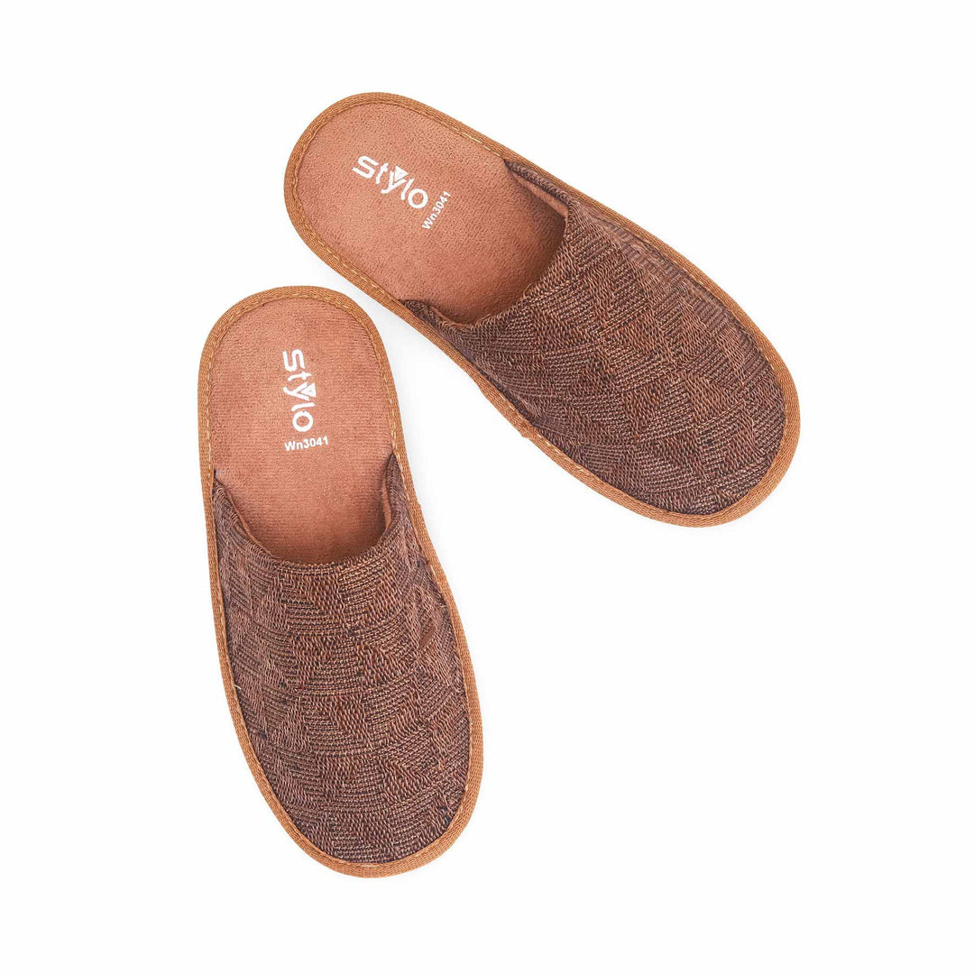 Brown Warm Slipper WN3041