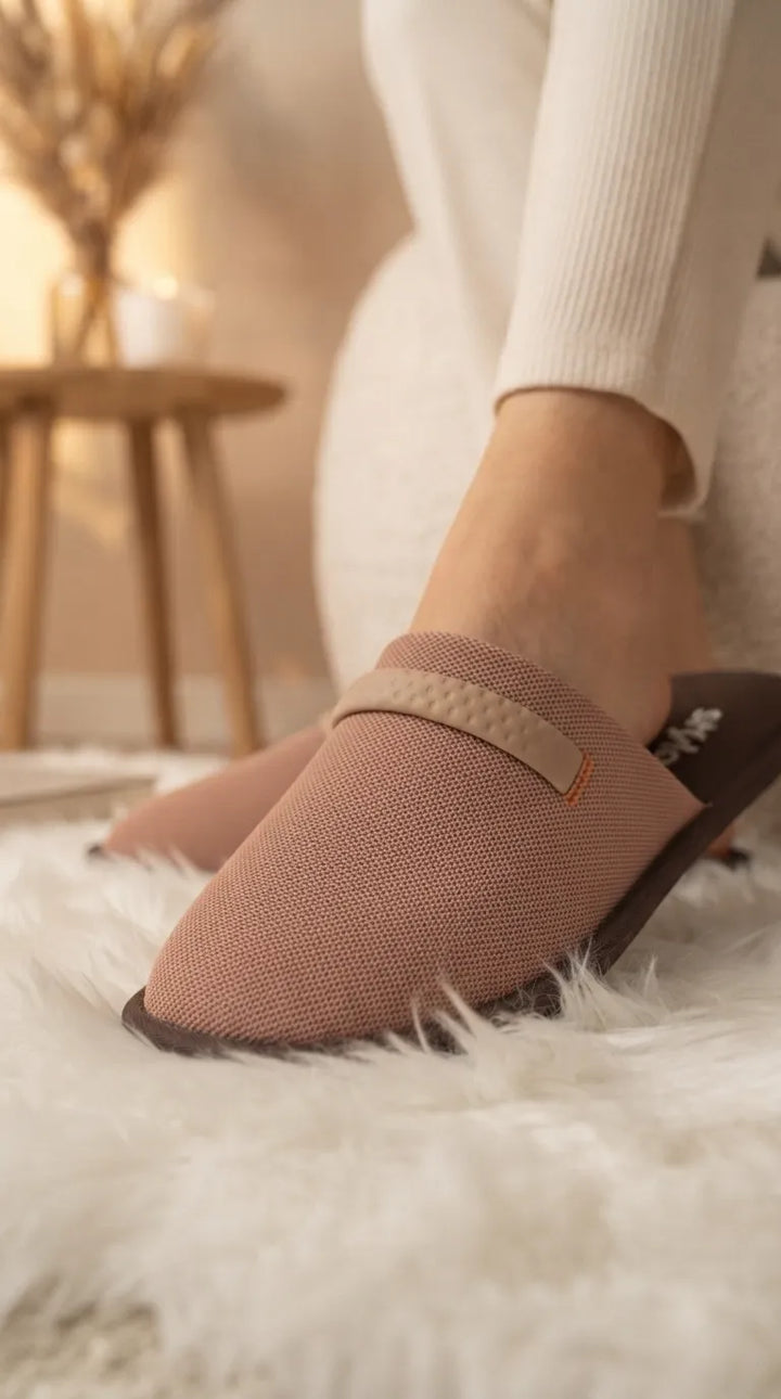 Brown Casual Slipper For Women WN3049