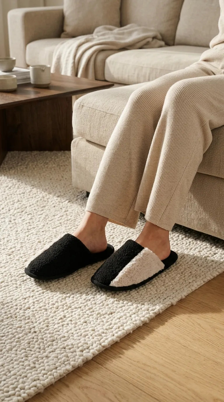 Black Casual Slipper For Ladies WN3051