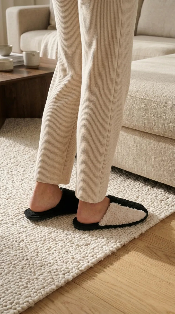 Black Casual Slipper For Ladies WN3051