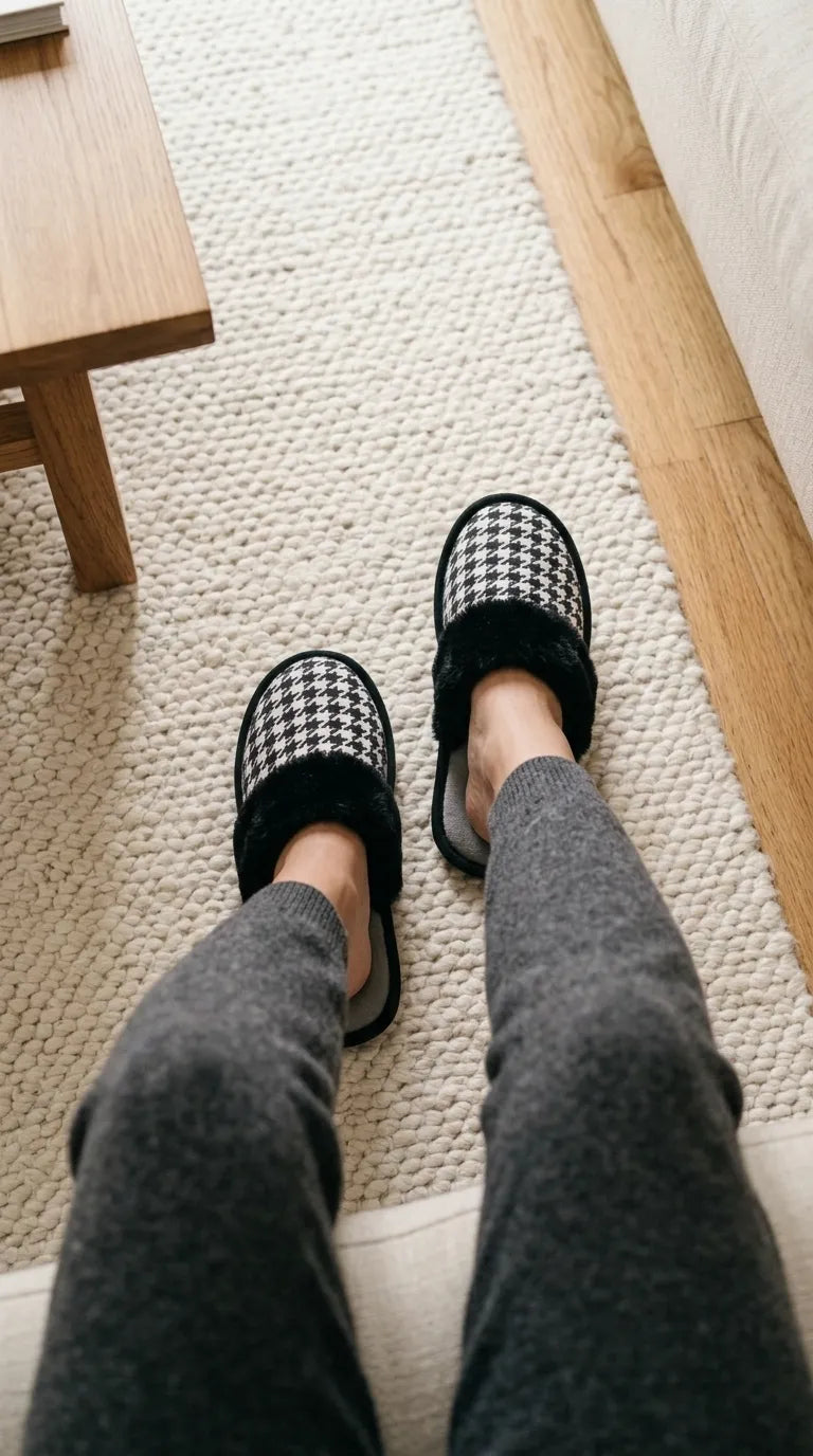 Black Casual Slipper For Ladies WN3052