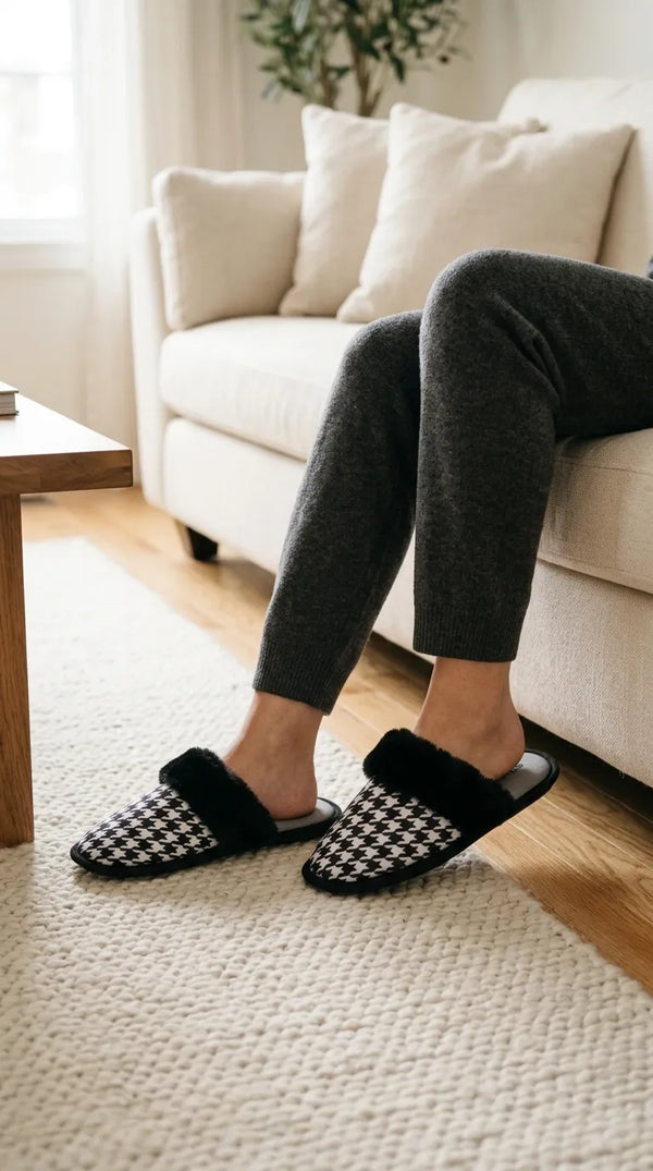 Black Casual Slipper For Ladies WN3052