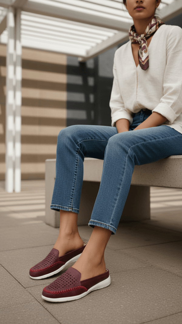 Maroon Moccasin WN4403