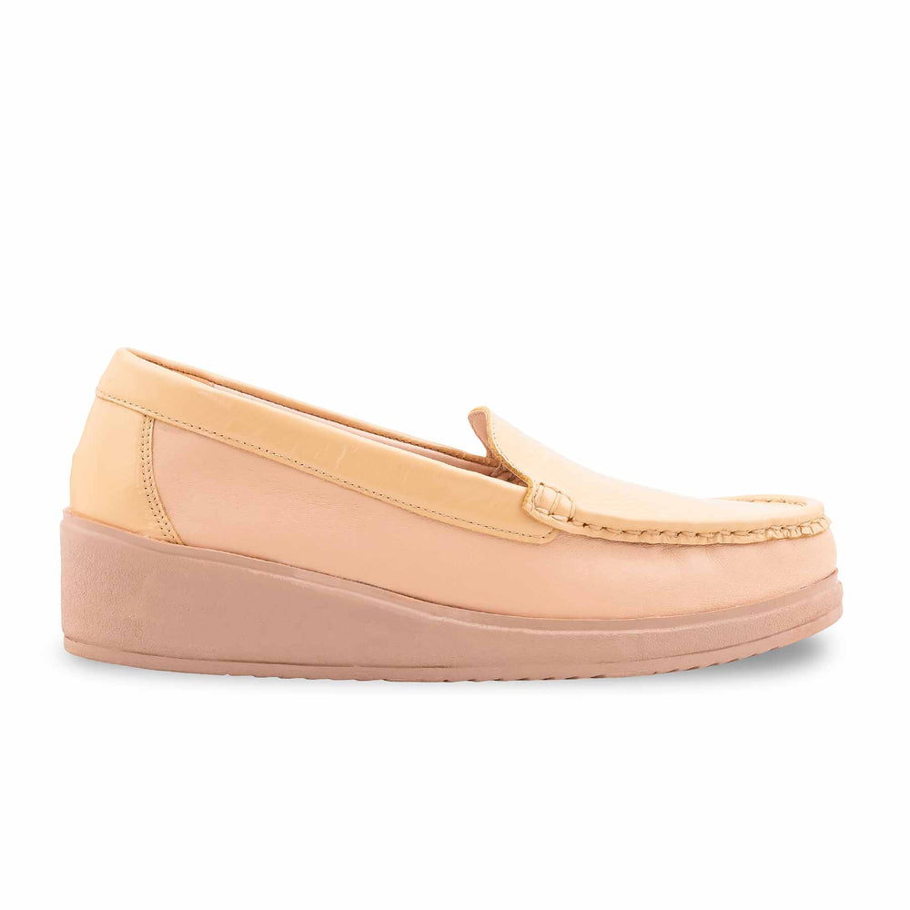 Beige Moccasin For Women WN4428
