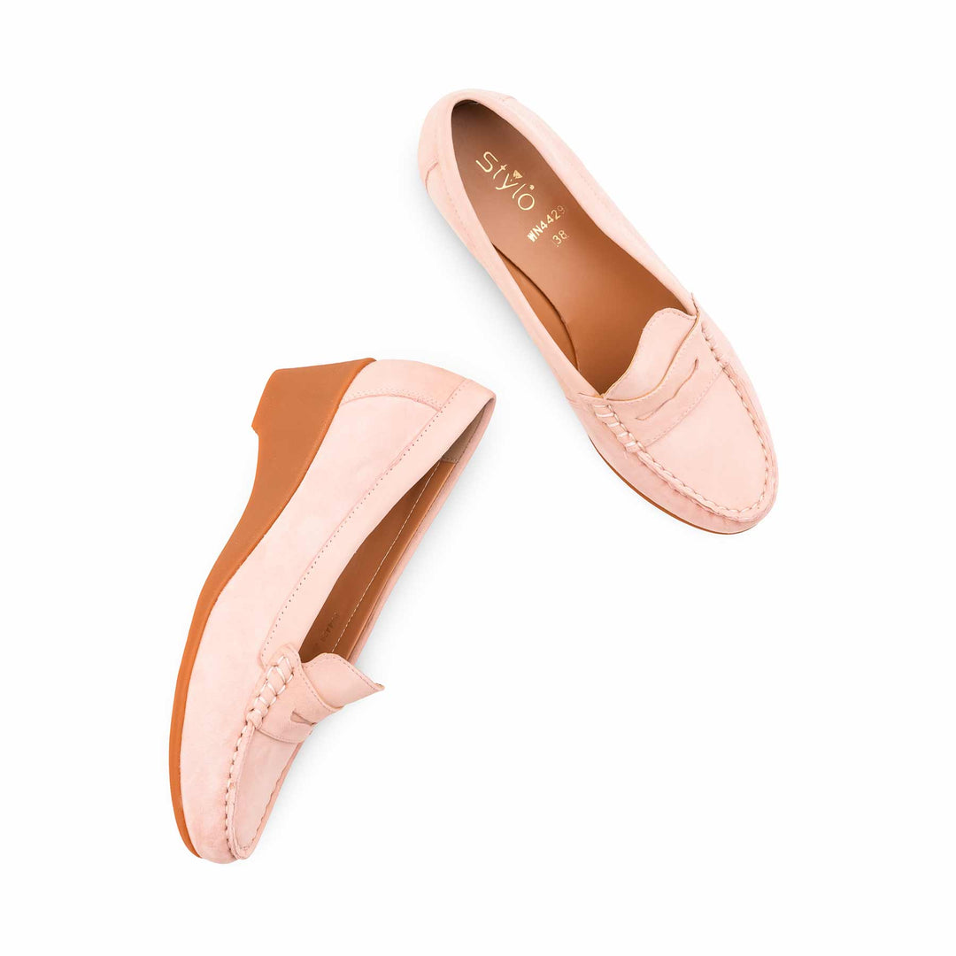Pink Winter Moccasin For Ladies WN4429