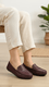 Maroon Moccasin For Women WN4471